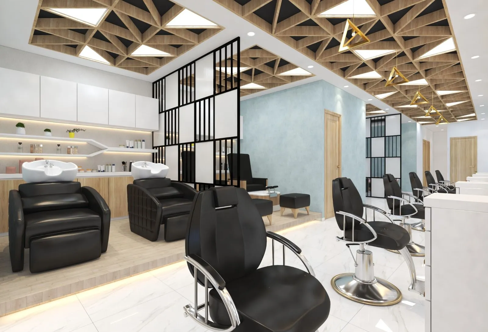 Luxury Salon Interior Design in South Delhi for THE SALON Studio